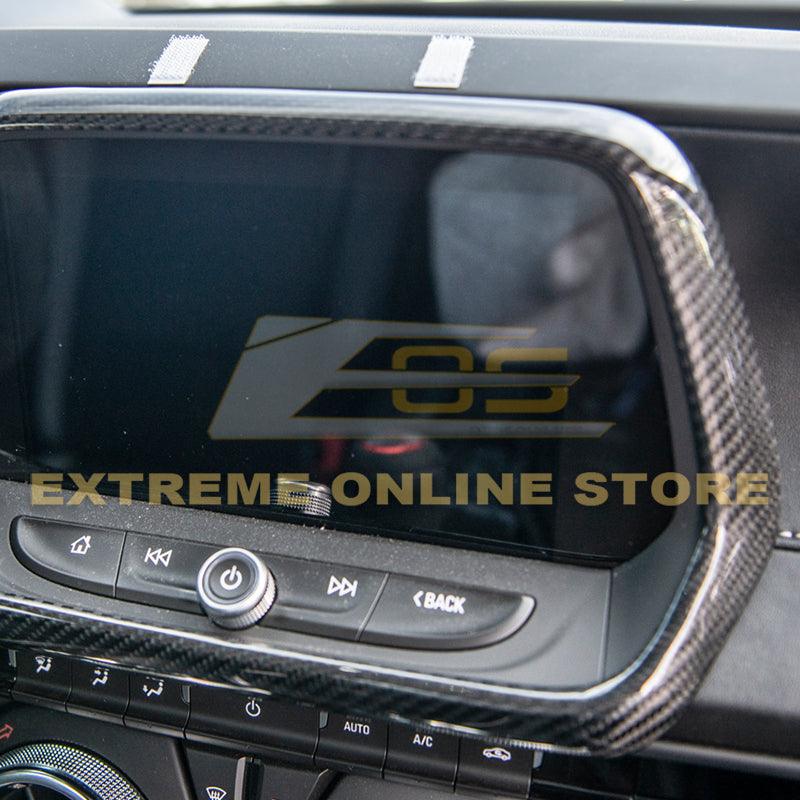 6th Gen Camaro Dash Panel Radio Carbon Fiber Trim Cover