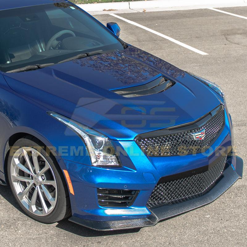 2016-19 Cadillac ATS-V Carbon Fiber Extended Front Splitter