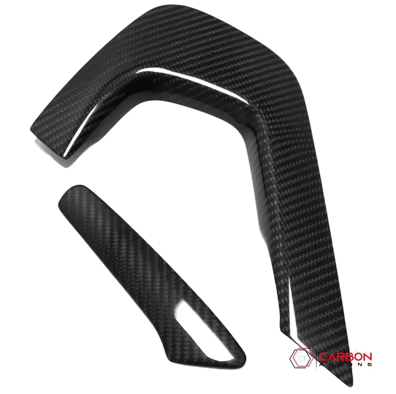 C7 Corvette 2014-2019 Carbon Fiber Center Console Handle Trim Covers