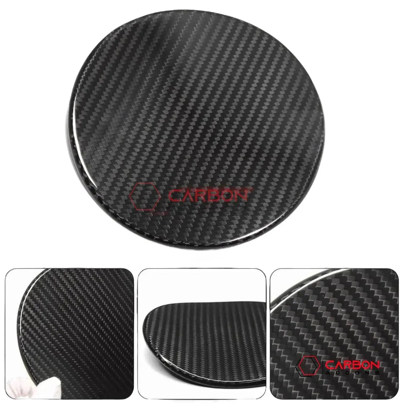 C8 Corvette Carbon Fiber Gas Cap Cover | Exterior Upgrade (2020–2026)