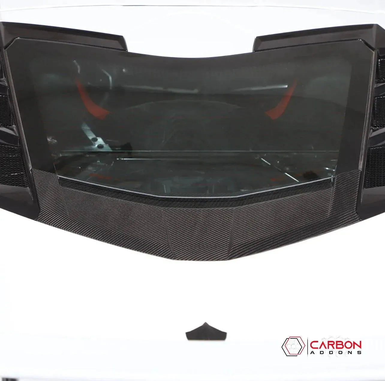 C8 Corvette Exterior Rear Lower Window Carbon Fiber Replacement Trim