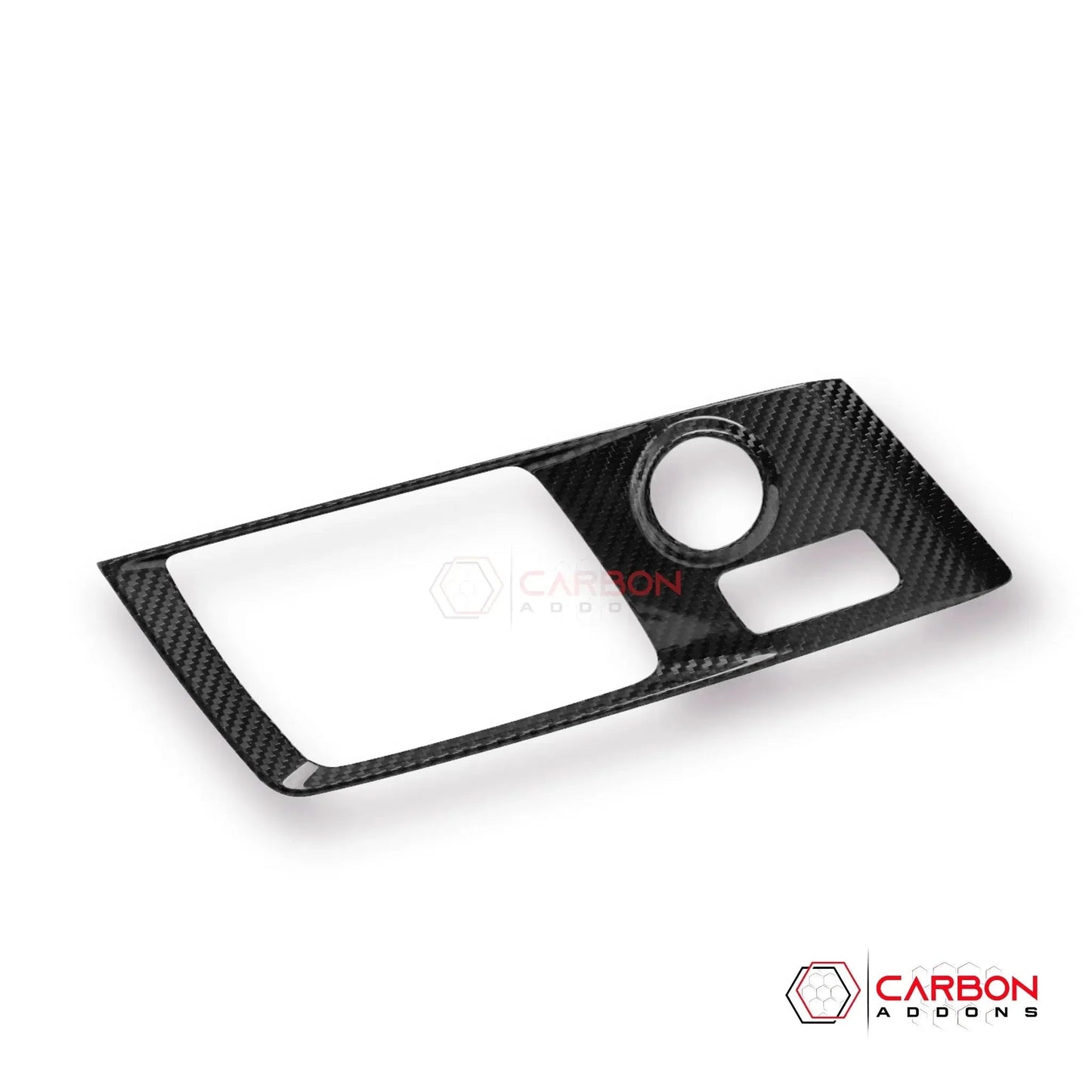 Corvette C7 Carbon Fiber Central Gear Shift Panel Trim Cover | 2014-2019 Chevrolet Corvette C7