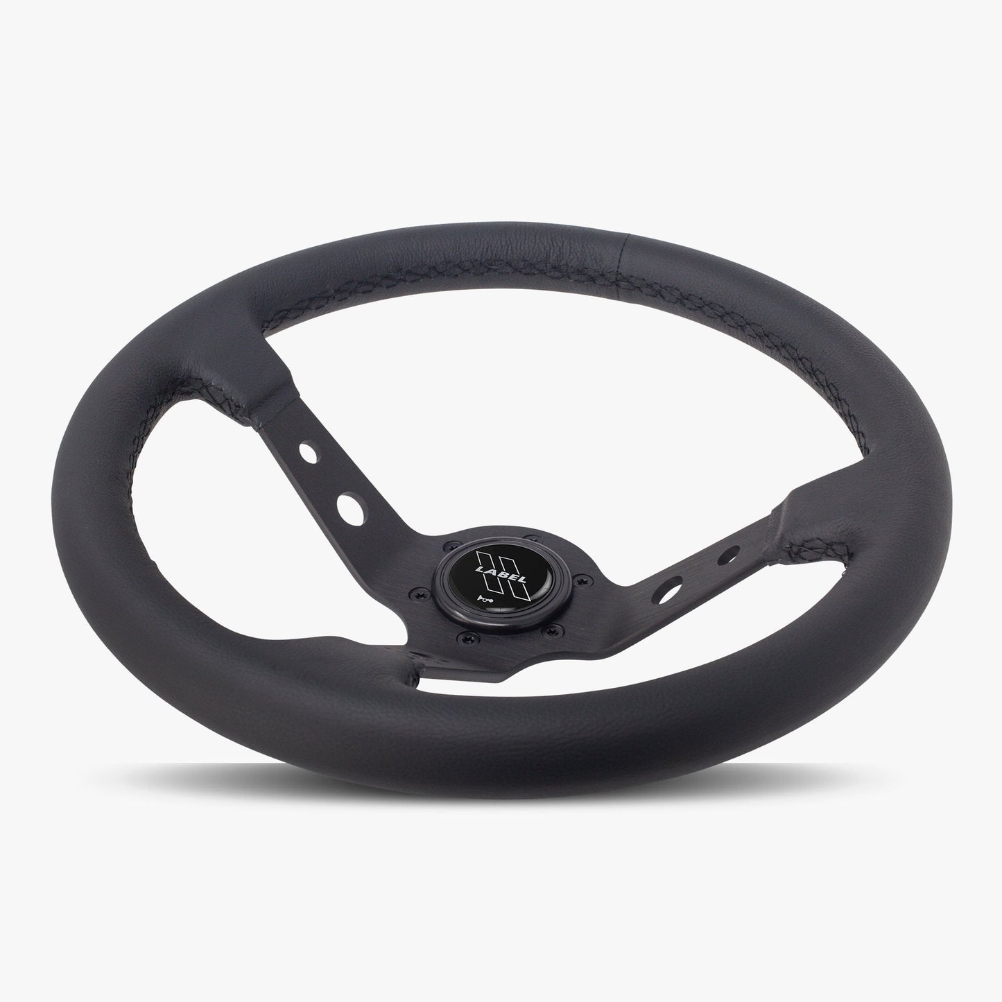 The Daytona | Black Leather | Black Spoke | Black Stitch