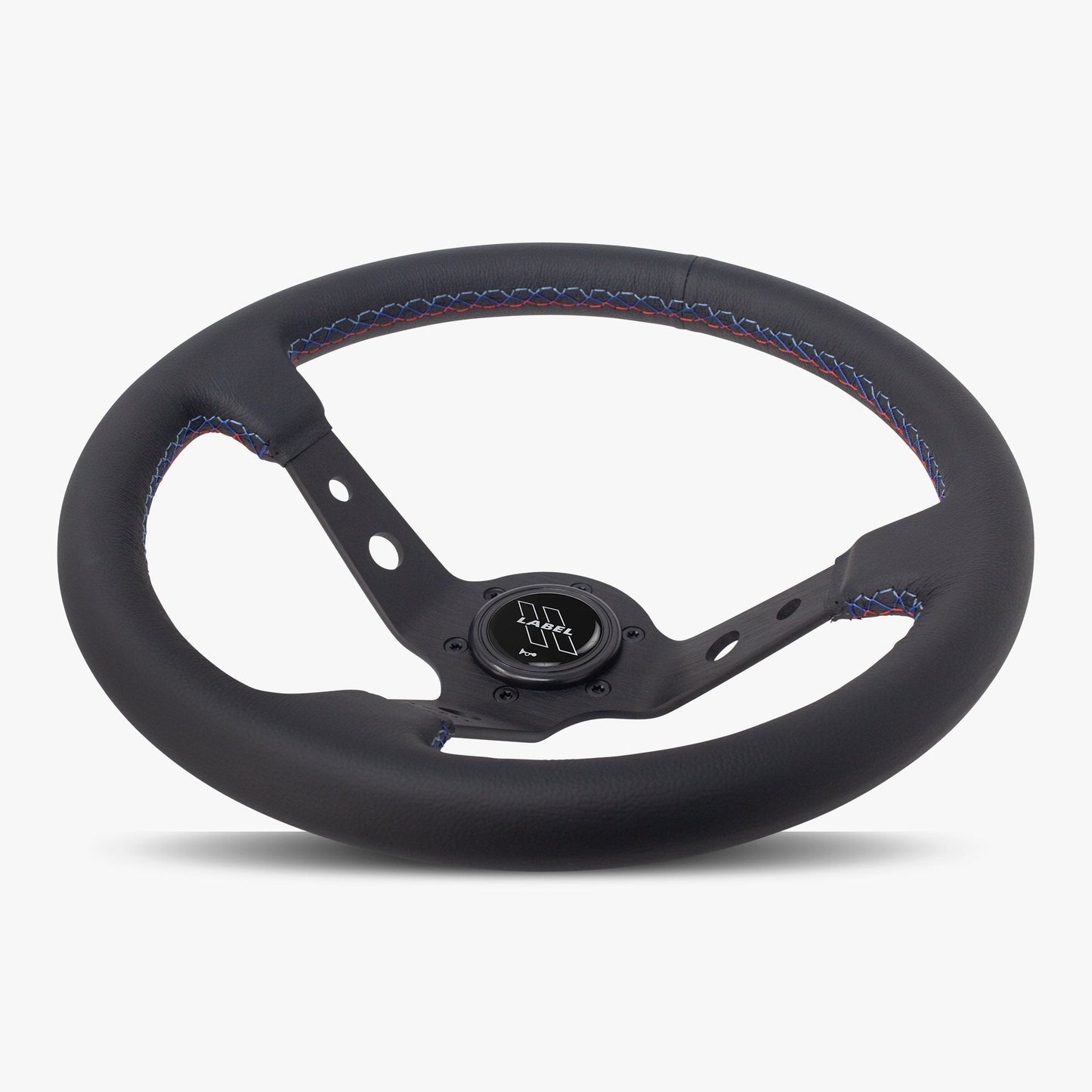 The Daytona | Black Leather | Black Spoke | Bavarian Stitch