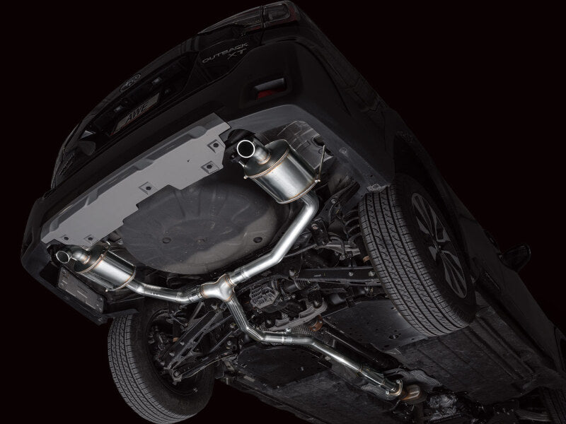 AWE Tuning AWE 20-25 Subaru Outback (Wilderness & XT) 0FG Catback Exhaust w/Dual BashGuards 3015-38246