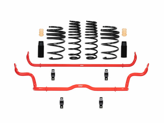 Eibach Pro Plus Coil Spring Lowering Kit + Front & Rear Sway Bar Kit for 2020 Hyundai Veloster