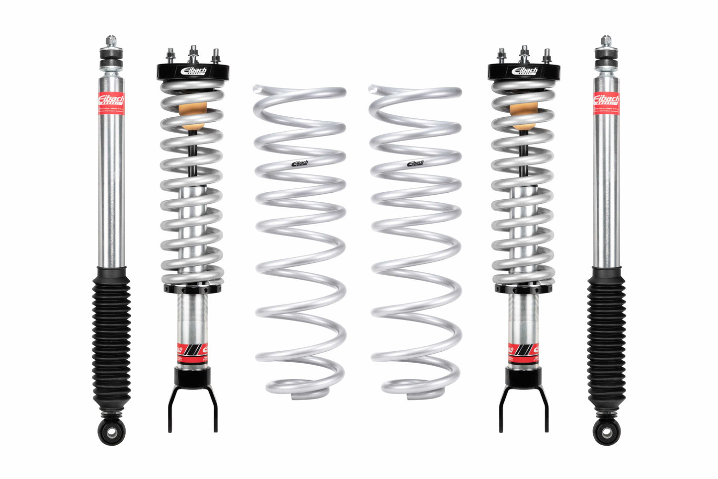 Eibach Pro-Truck Stage 2 Front Coilovers + Rear Shocks + Rear Springs (Pair) - 3.2" Lift for 2019-2023 Ram 1500