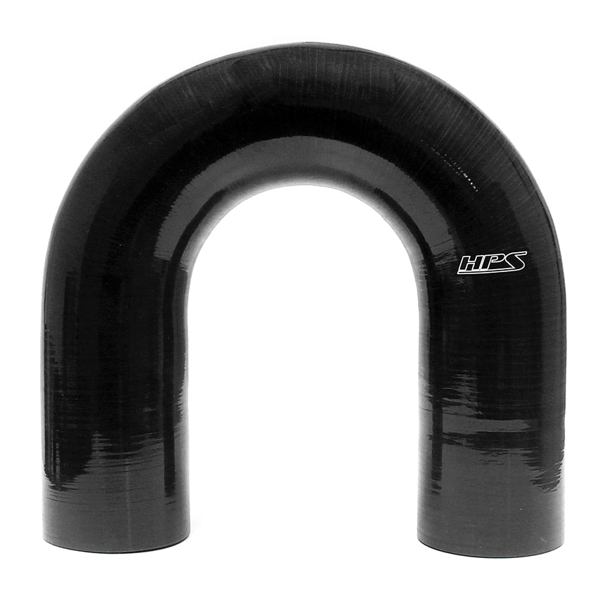 HPS 2-3/4" Silicone 180 Degree U Bend Elbow Coupler Hose, High Temp 4-ply Reinforced (70mm ID)