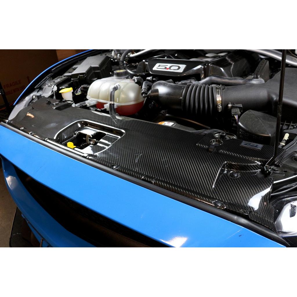 Carbon Fiber Ford Mustang S550 GT 5.0 Radiator Cooling Plate 2015-2017