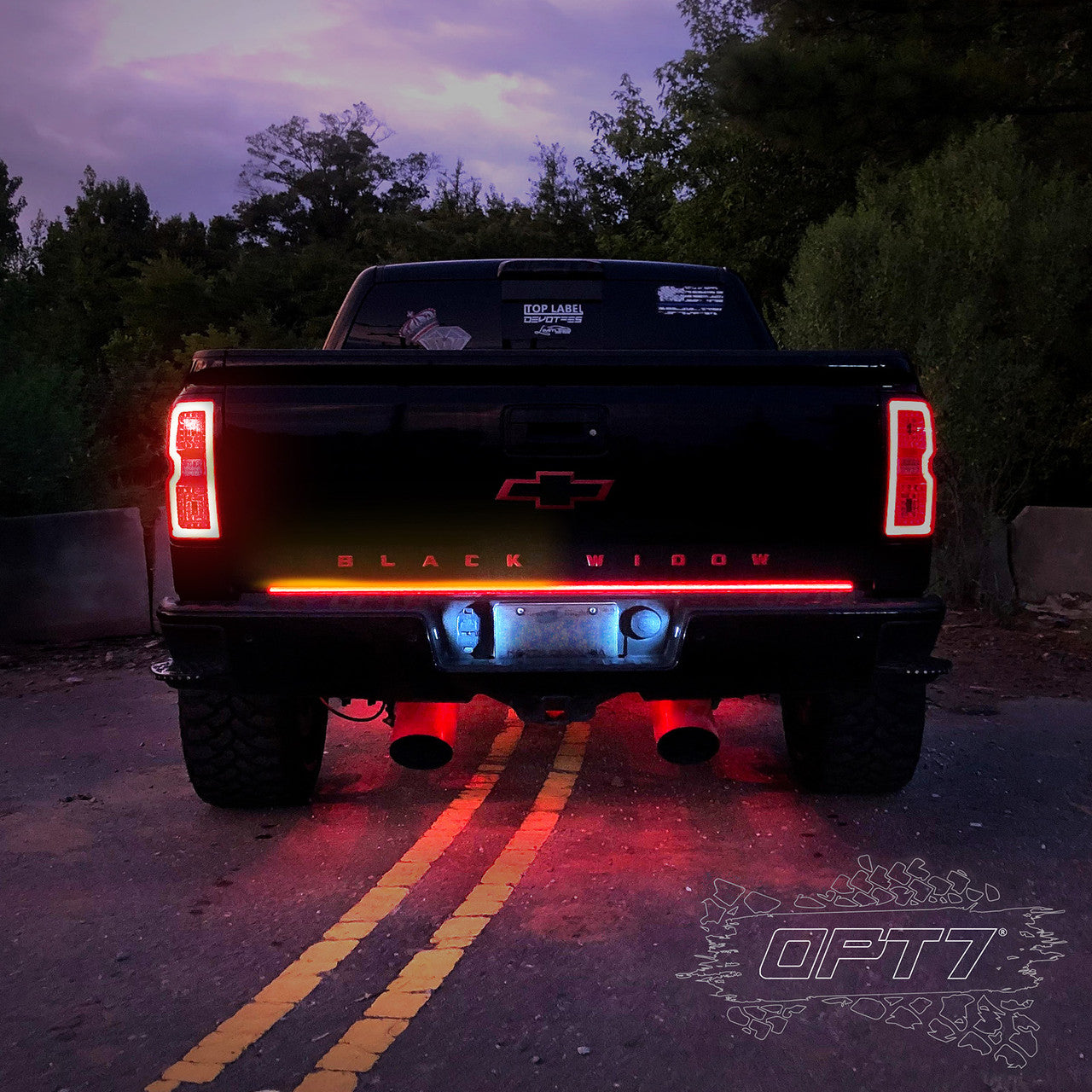 Redline Triple Row LED Tailgate Light Bar with Reverse Light, Brake Light & Sequential Turn Signals