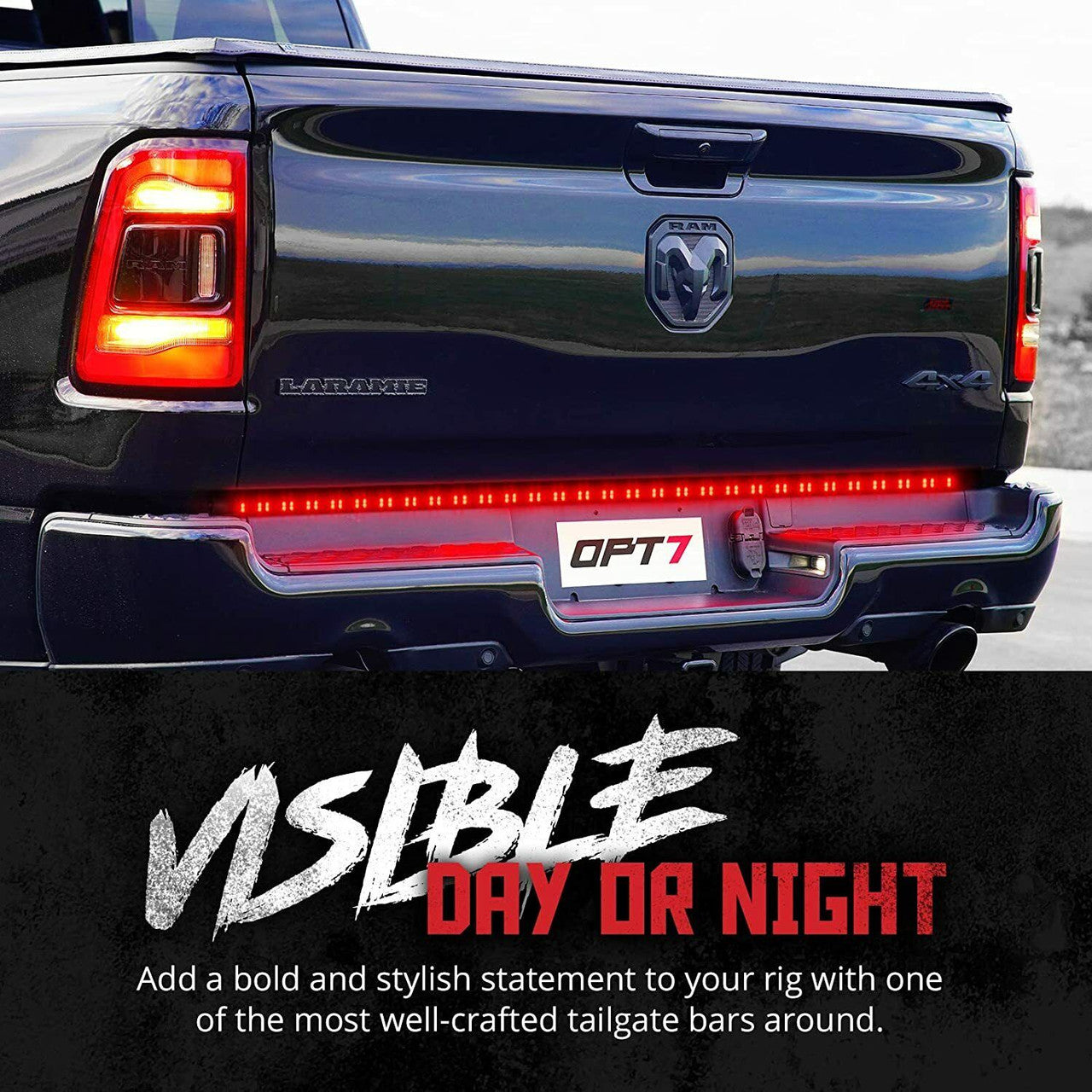 Redline Choice Double Row LED Tailgate Light Bar with Reverse Light, Brake Light & Turn Signals