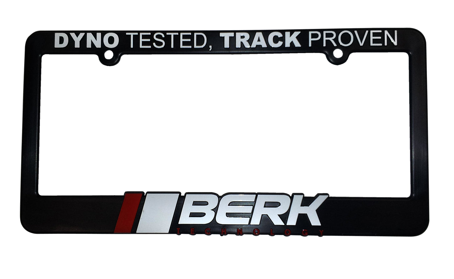 Berk Technology License Plate Frame