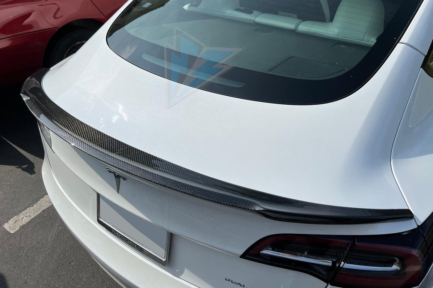 FYBR Tesla Model 3 RS Genuine Carbon Fiber Trunk Spoiler