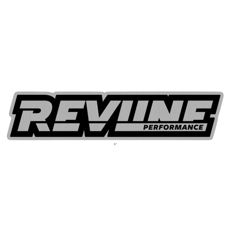 Revline Brushed Aluminum Sticker