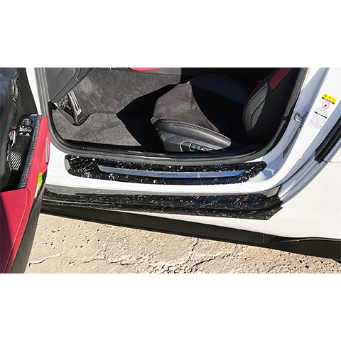 Supra GR 2020+ Forged Carbon Door Sill Plate-Matte