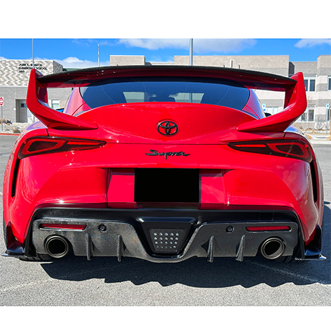 Rexpeed V3 Carbon Fiber Rear Diffuser | 2022-2025 Toyota GR Supra
