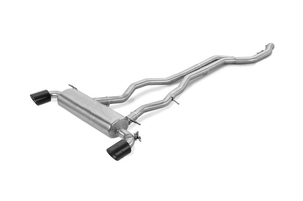 Supra 2021+ Stainless Steel Front + Mid Pipe / Muffler / Dry Carbon Tips