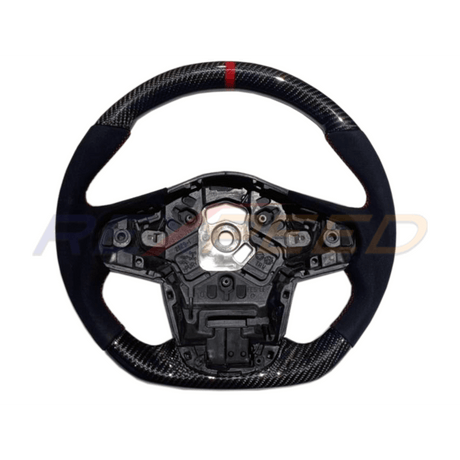 Supra GR 2020+ Forged Carbon Fiber Suede Black Steering Wheel (CUSTOM)