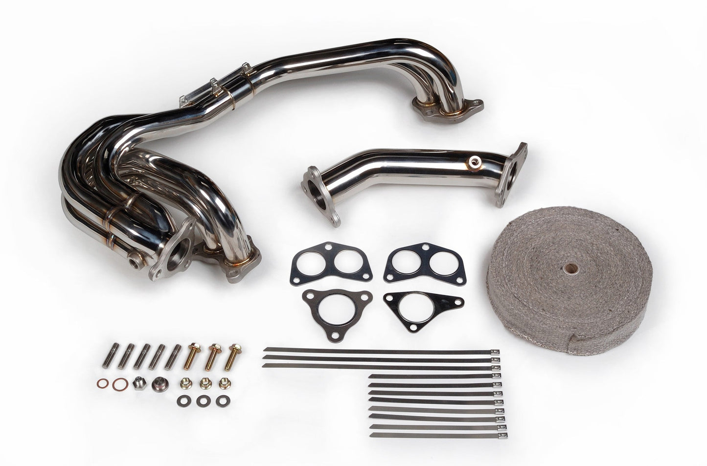 TR Subaru Single Scroll Unequal Length Exhaust Manifold with 3 bolts Up-pipe Stock Replacement for EJ20/EJ25