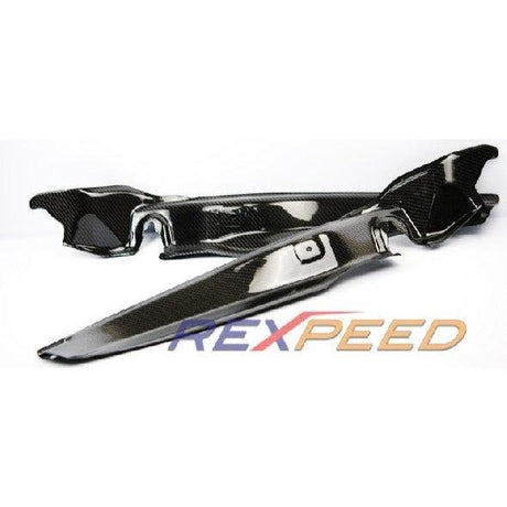 VAB STI WRX Front Fender Inner Air Outlet Duct Dry Carbon