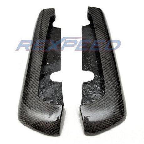 VAB WRX STI Chargespeed Style Rear Bumper Extensions Carbon