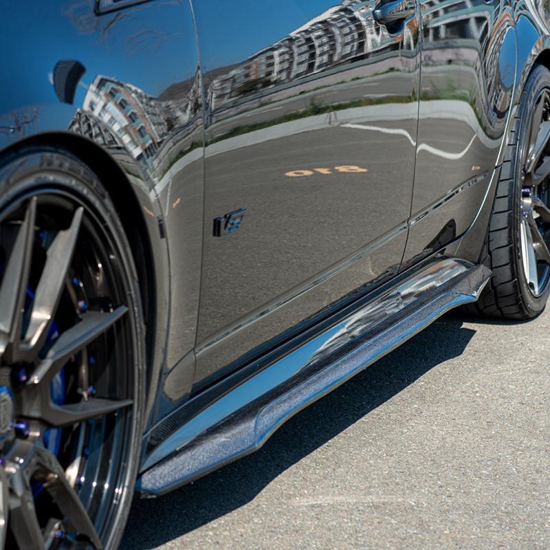 2009-15 Cadillac CTS-V Sedan / Wagon Carbon Fiber Side Skirts
