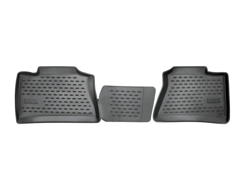 Westin 14-18 Chevrolet Silverado 1500/2500/3500 Double Cab Profile Floor Liners 2nd Row - Black