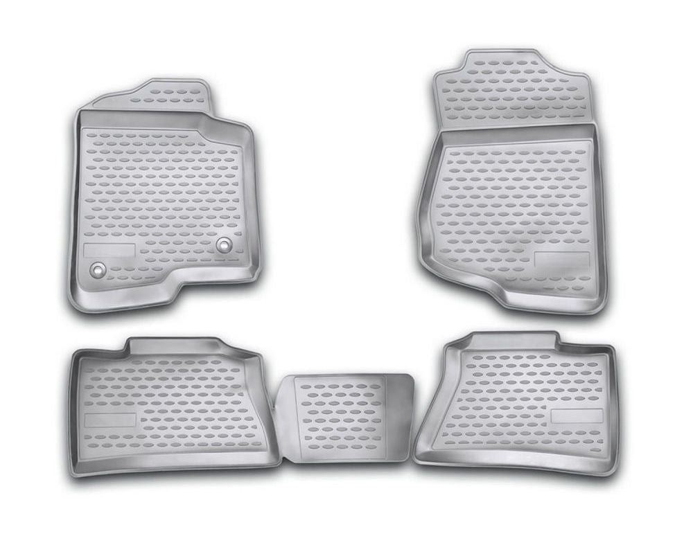 Westin 2007-2013 Chevrolet Silverado 1500/2500HD/3500HD Crew Cab Profile Floor Liners 4pc - Black