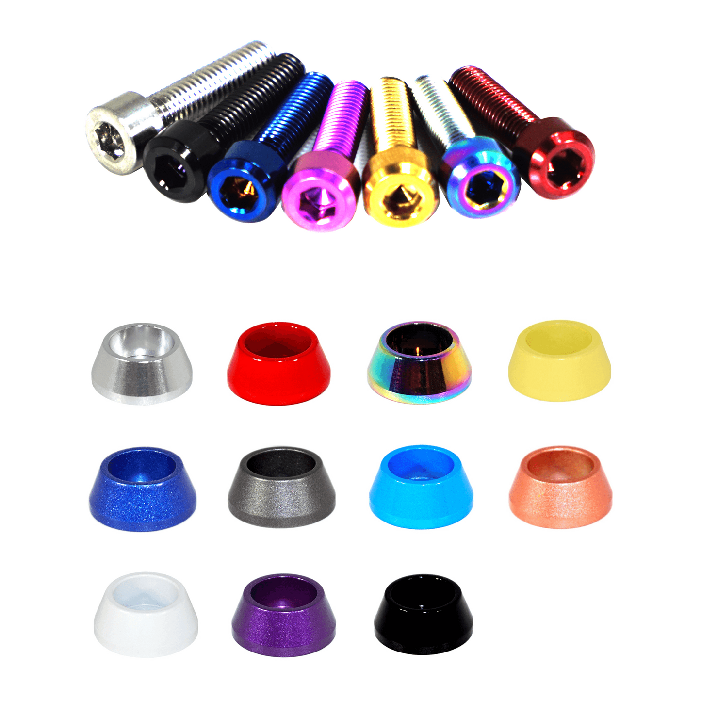 ZSPEC Body Kit Fastener, M5x20mm Titanium & Billet w/WELL NUT, Per Each
