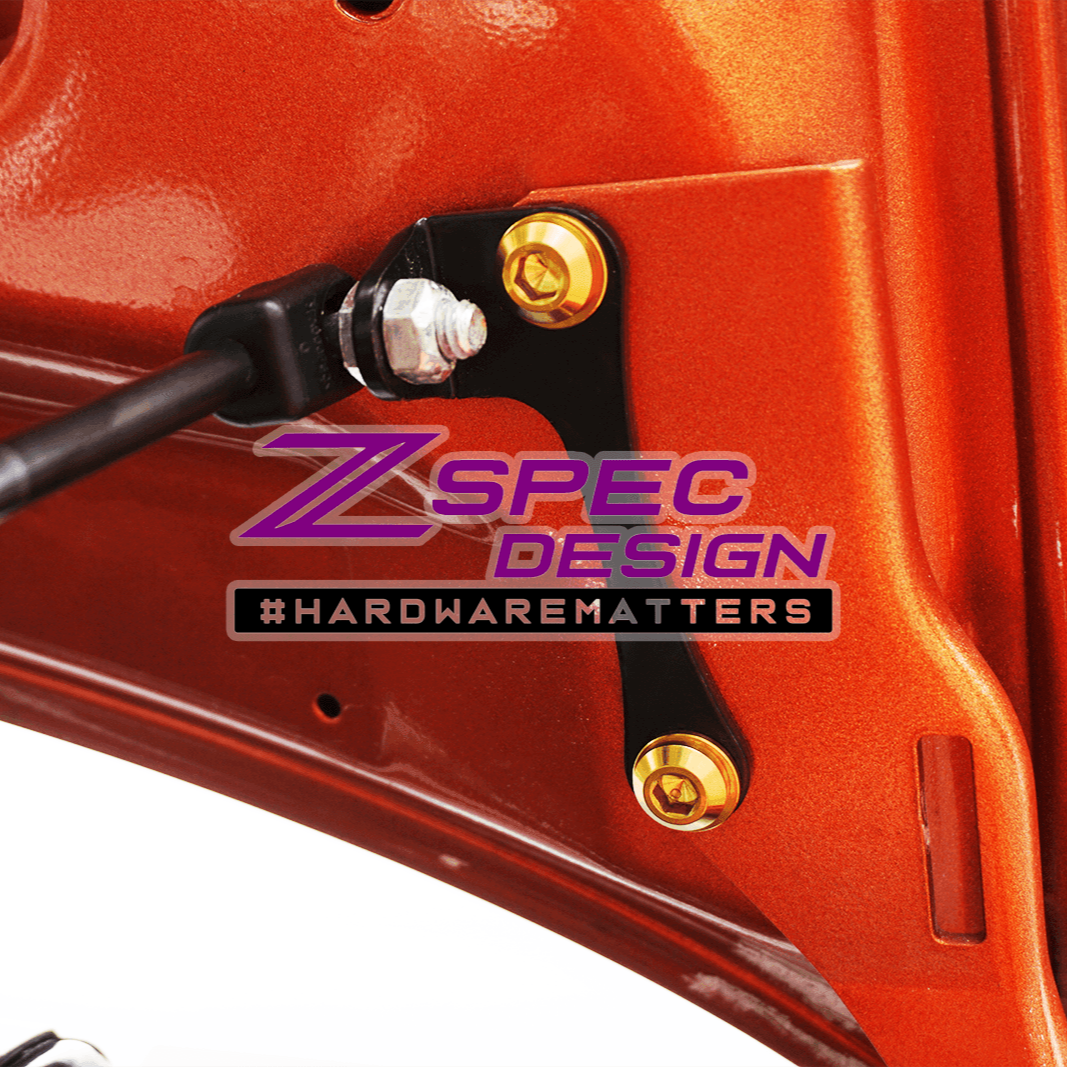 ZSPEC Hood Dress Up Bolts® Fastener Kit for Nissan Z32 300zx, Titanium