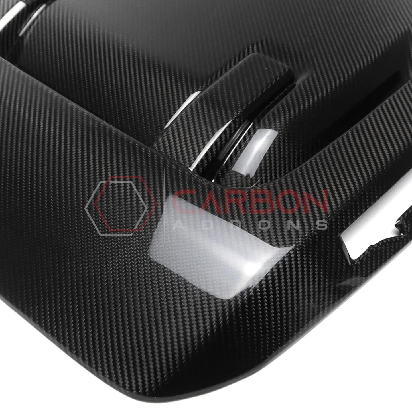 2021-Up Ford F-150 Raptor Carbon Fiber Hood Vent Cover | V6