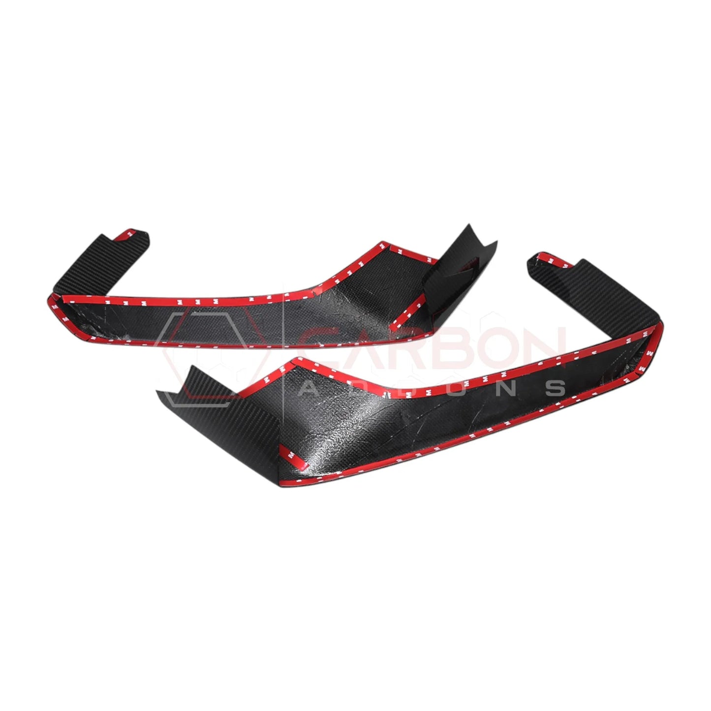 2024+ Mustang S650 Dark Horse Front Fog Light Lower Trim Real Carbon Fiber Cover