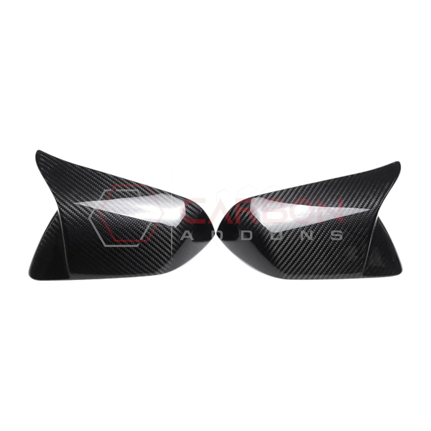 Exterior Carbon Fiber M Style Mirror Covers For Mustang 2015-2023