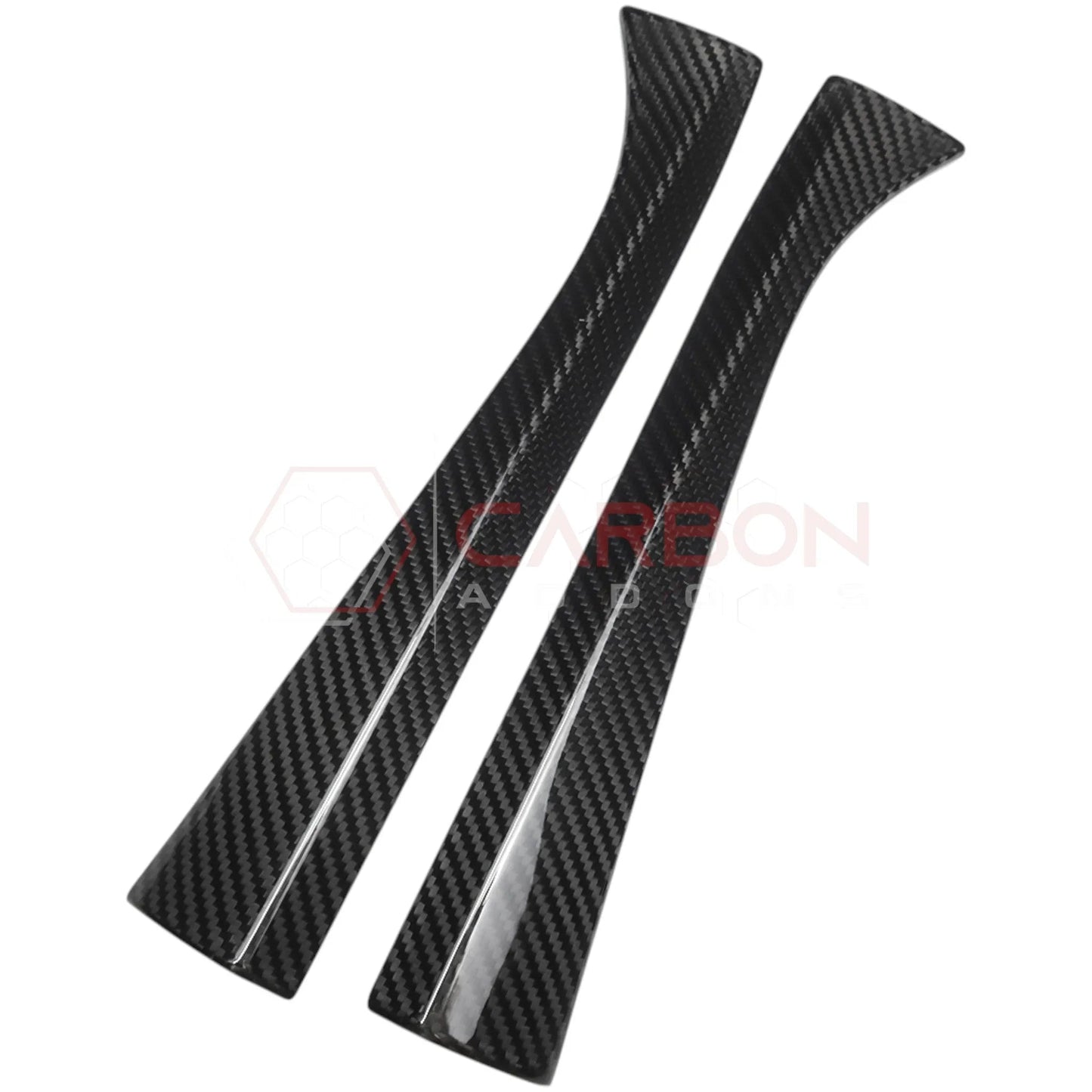 C8 Corvette Real Carbon Fiber Dashboard Side Trim Covers