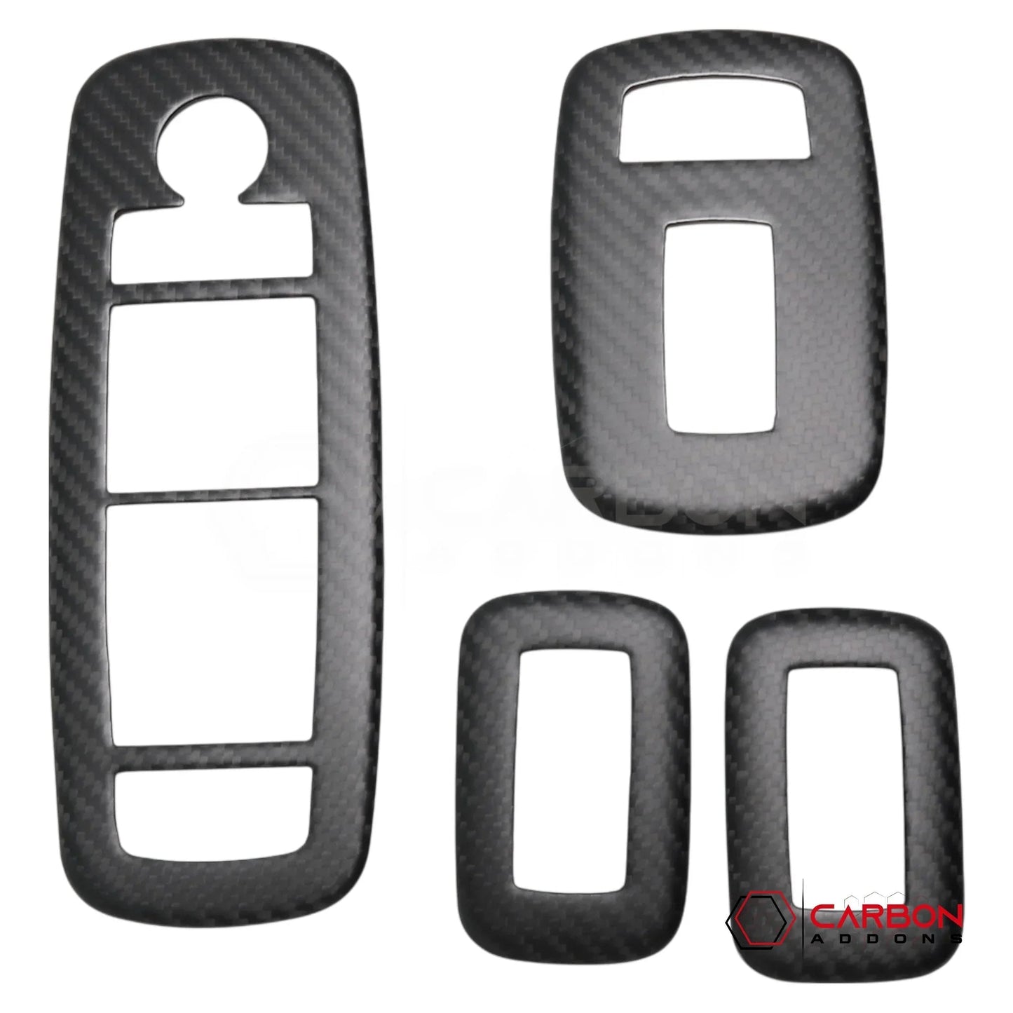 2019+ RAM 1500/TRX Interior Window Switch Trim Hard Carbon Fiber Cover