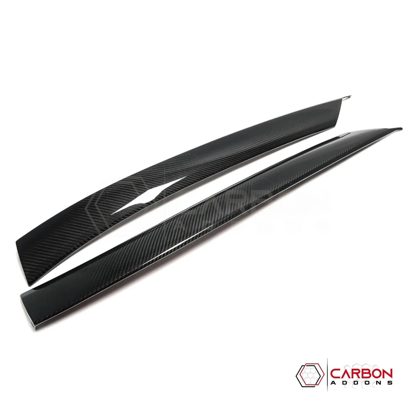 C8 Corvette Carbon Fiber A-Pillar Exterior Covers