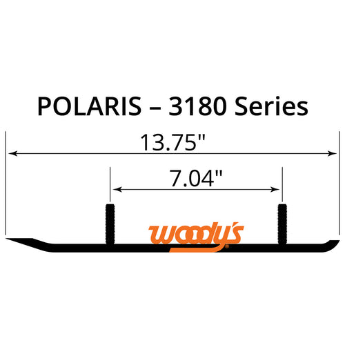 Woody's EPI3-3180-1 Carbide Wearbar Kit NOS