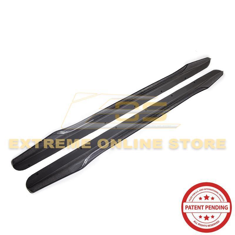 2009-15 Cadillac CTS-V Carbon Fiber Front Splitter & Side Skirts
