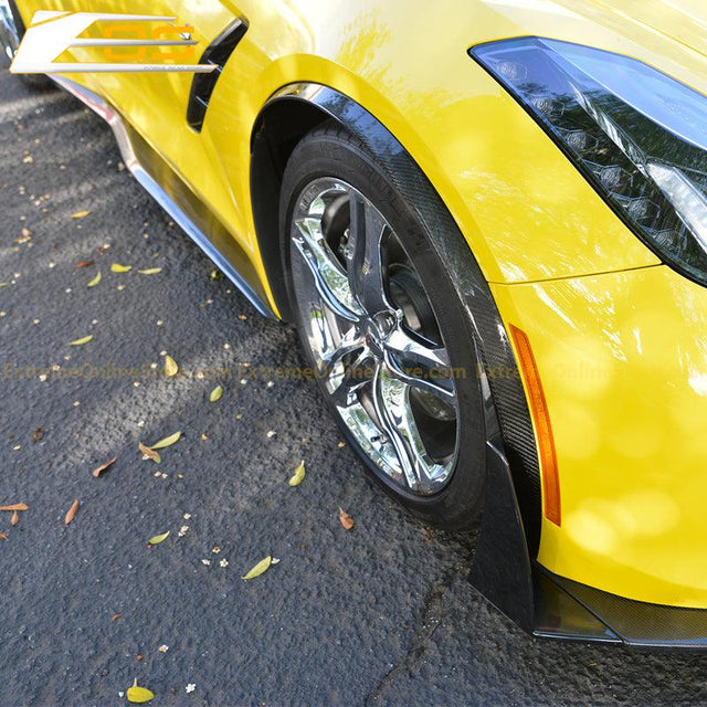 Chevrolet Corvette C7 Front Fender Flares Wheel Trim