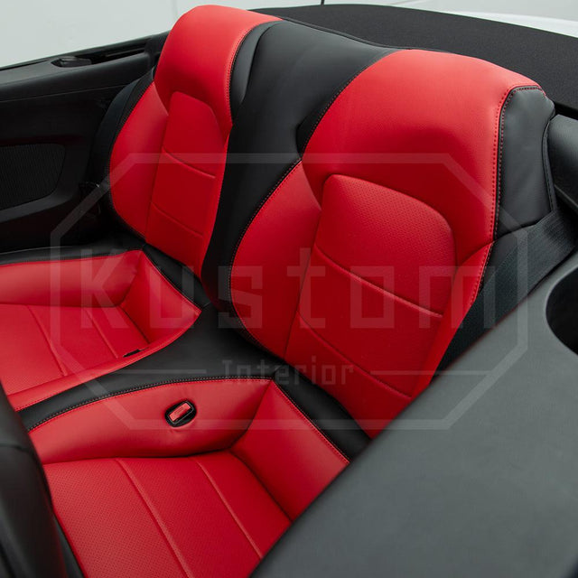 2015-Up Ford Mustang Convertible Custom Leather Seat Covers