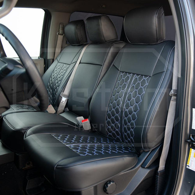 2015-21 Ford F-150 / F-250 Premium Custom Leather Seat Covers