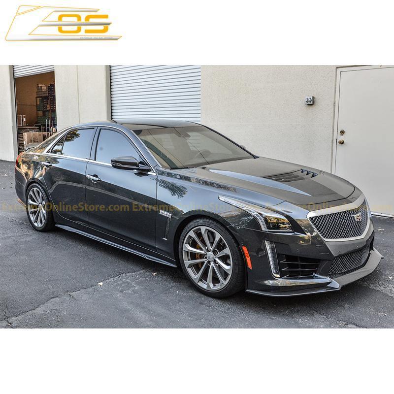 2016-Present Cadillac CTS-V Carbon Fiber Side Skirts Rocker Panels