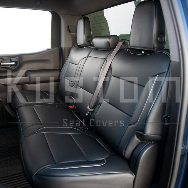 2019-Up GMC Sierra Premium Custom Leather Seat Covers