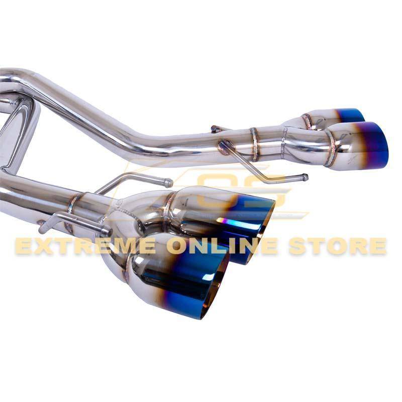 EOS 2015-Up Lexus RC200t 300 350 Muffler Delete Axle Back Quad Tips Exhaust