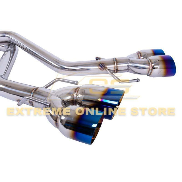 2015-Up Lexus RC200t 300 350 Muffler Delete Axle Back Quad Tips Exhaust