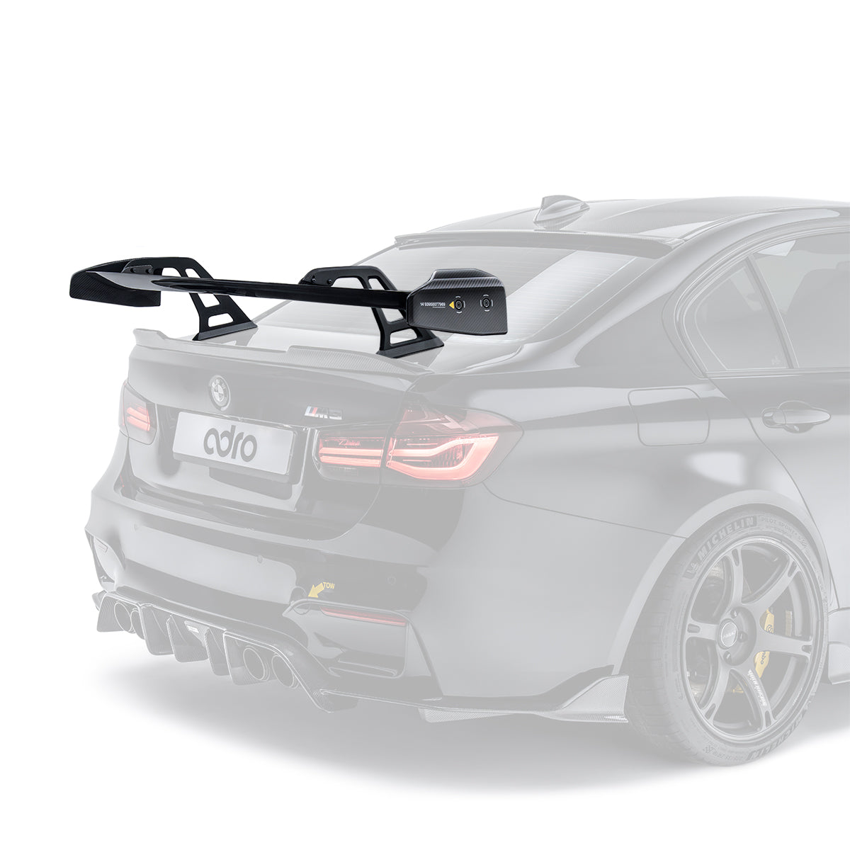 BMW F80 M3 AT-R1 Swan Neck GT Wing