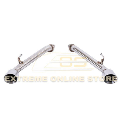 2017-Up Infiniti Q60 Muffler Delete Dual Tips Exhaust
