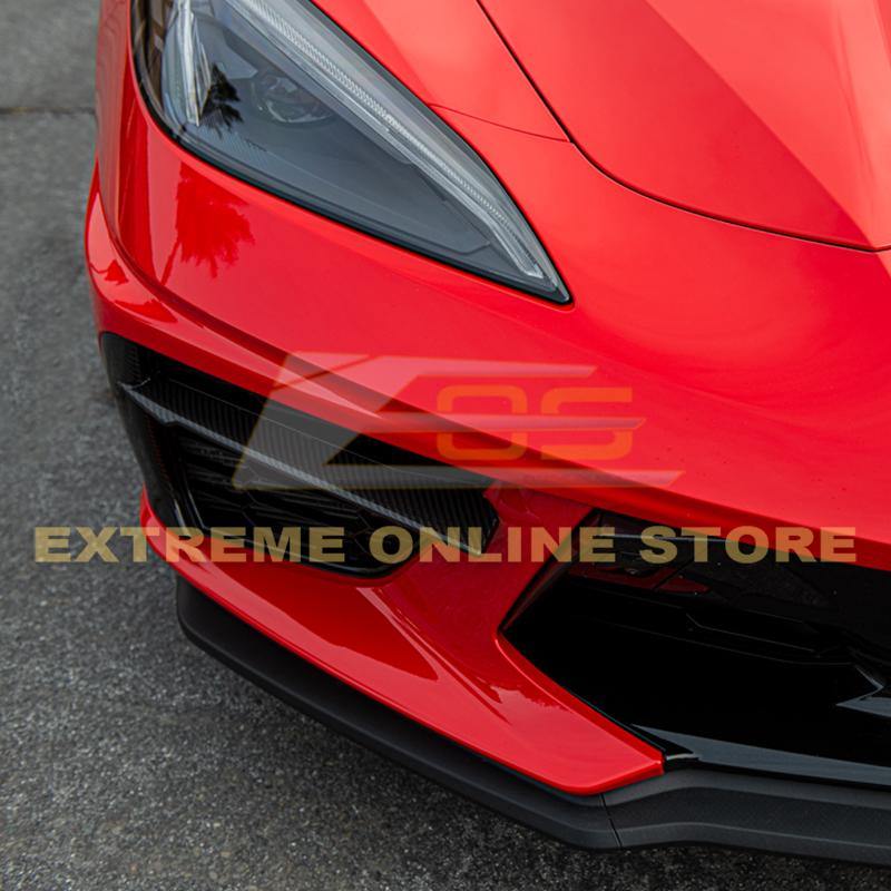 EOS Chevrolet Corvette C8 Carbon Fiber Front Grille Insert