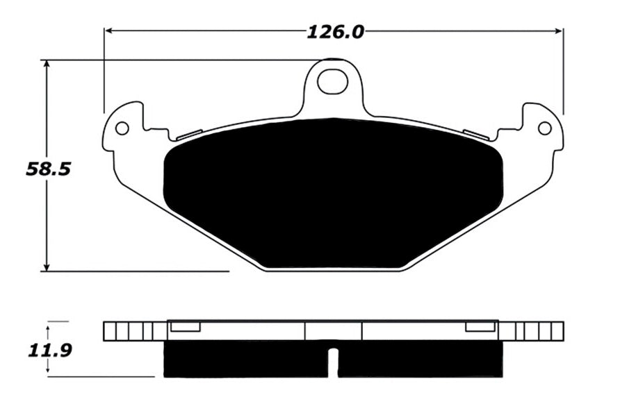 Porterfield Brake Pads for 2004 LOTUS ELISE