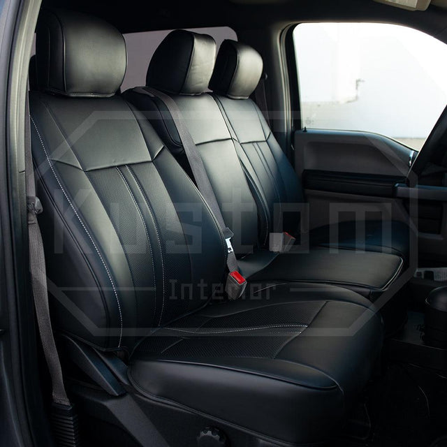 2015-21 Ford F-150 / F-250 Premium Custom Leather Seat Covers